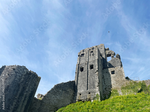 Corfe Castle, Corfe, Dorset, England photo