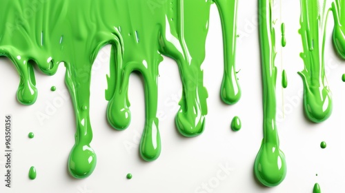 The Green Paint Dripping Effect