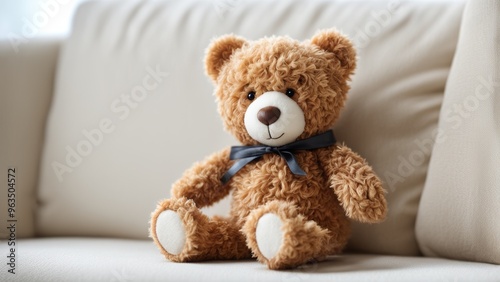 teddy bear with ribbon