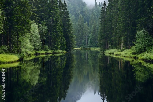 lake in the woods