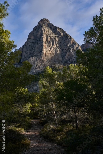 Puig Campana desde su base