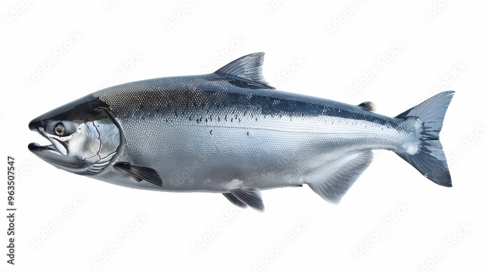 The Silver Salmon Fish The Silver Salmon Fish