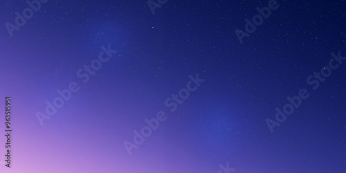 A night sky with a purple and blue gradient. copy space