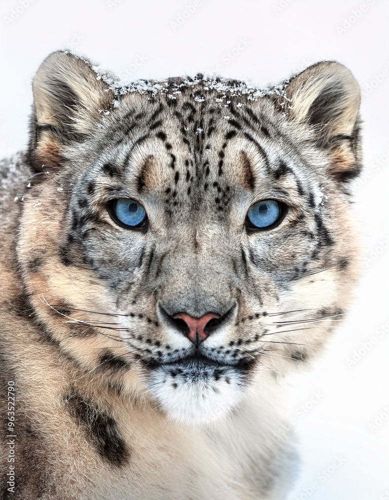 Snow Leopard Close-up Portrait Snow Leopard Close-up Portrait
