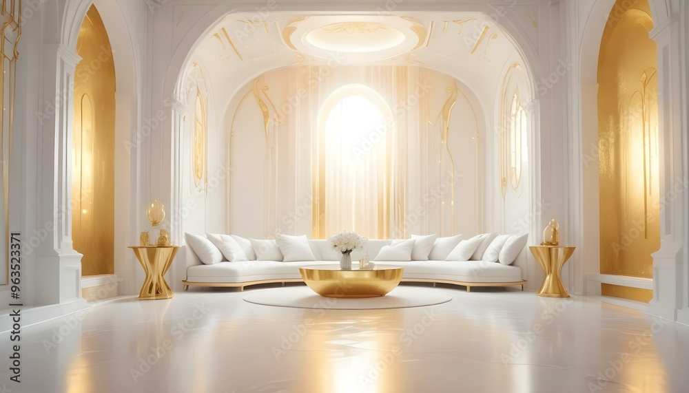 Photo interior modern design room 3d illustration Photo interior modern design room 3d illustration