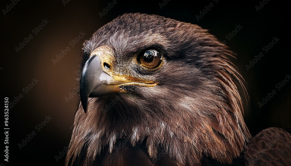 Fototapeta premium Golden Eagle Head Close-up
