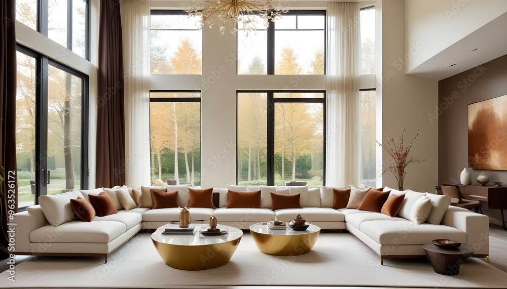 Photo interior modern design room 3d illustration Photo interior modern design room 3d illustration