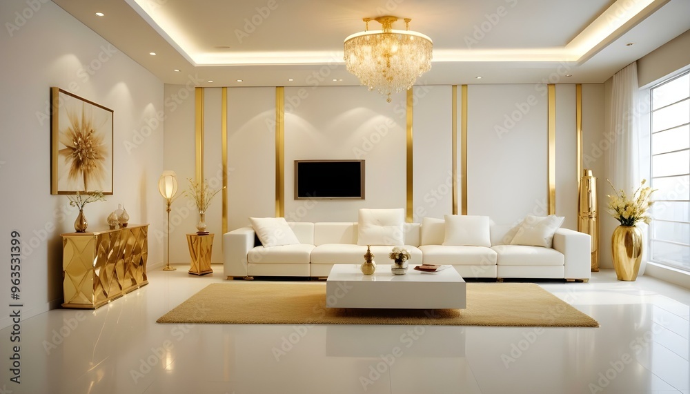 Photo interior modern design room 3d illustration Photo interior modern design room 3d illustration