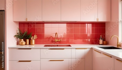 Photo interior modern design room 3d illustration