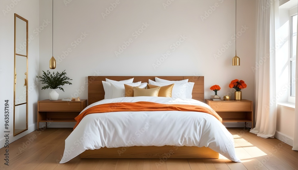 Photo interior modern design room 3d illustration Photo interior modern design room 3d illustration