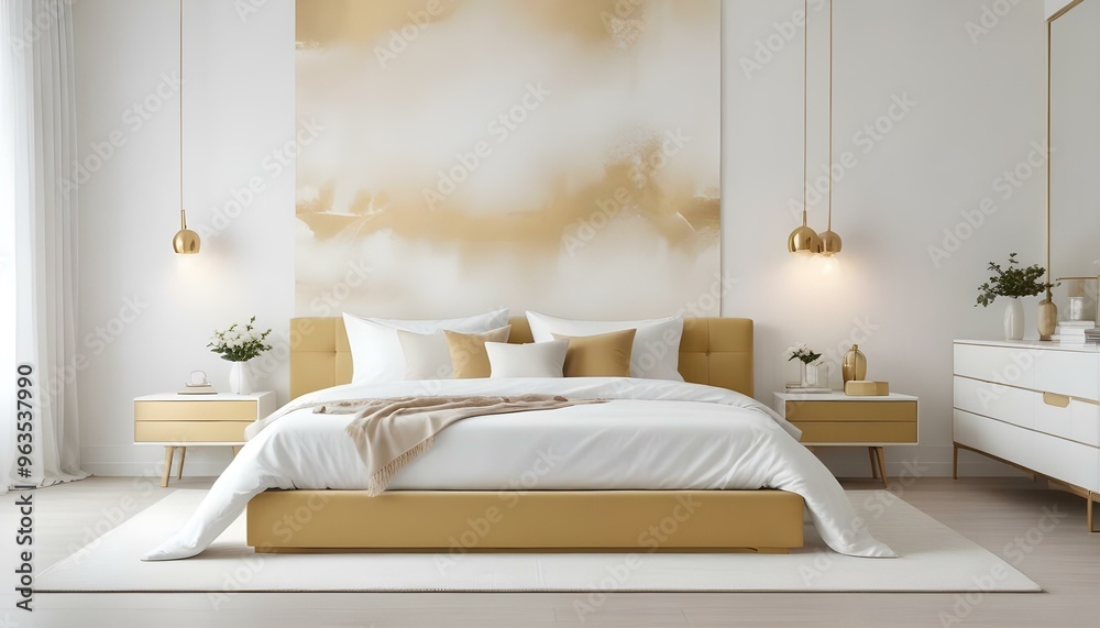 Photo interior modern design room 3d illustration Photo interior modern design room 3d illustration