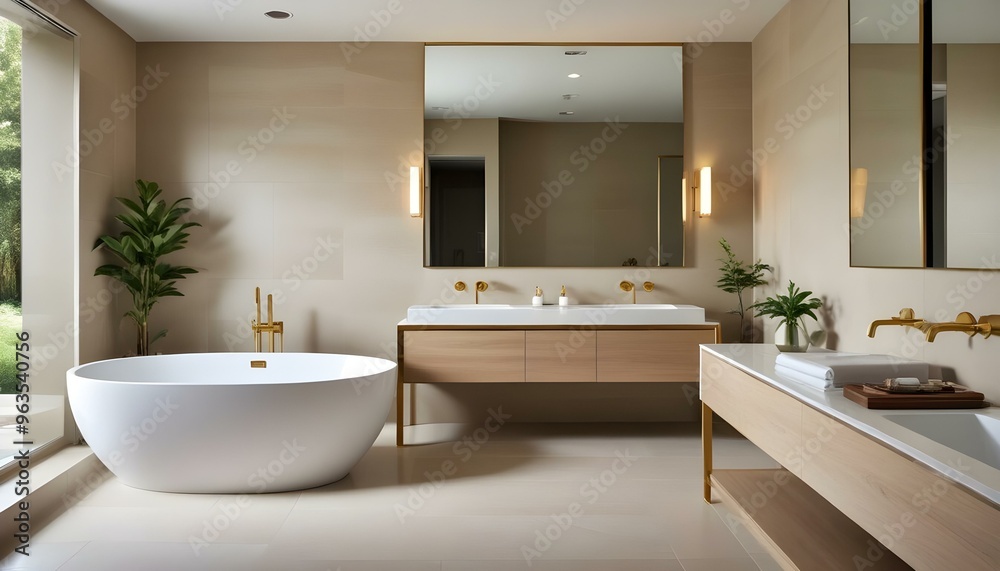Photo interior modern design room 3d illustration Photo interior modern design room 3d illustration