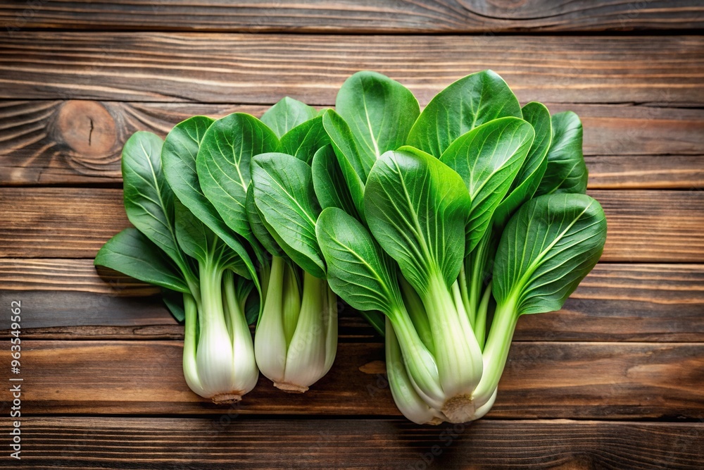 Fresh green bok choy or pac choi Chinese cabbage on a wooden background High Angle, close-up, diet, high angle, culinary,fresh, agriculture, vegetarian, bok choy, vibrant Fresh green bok choy or pac choi Chinese cabbage on a wooden background High Angle, close-up, diet, high angle, culinary,fresh, agriculture, vegetarian, bok choy, vibrant