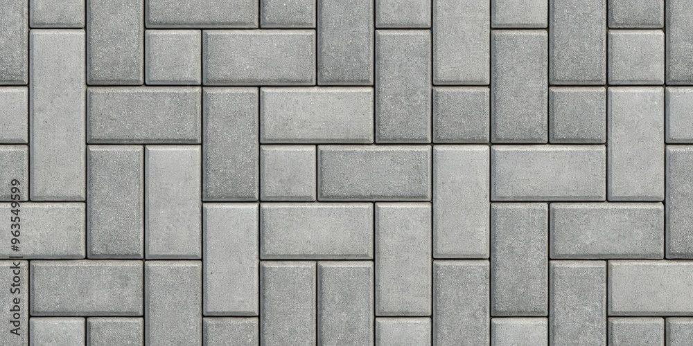 Naklejka premium Gray pavement top view seamless pattern for urban backgrounds