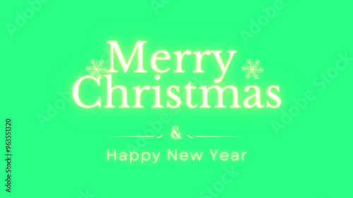 Raw merry Christmas text video that is suitable for your Christmas greeting video