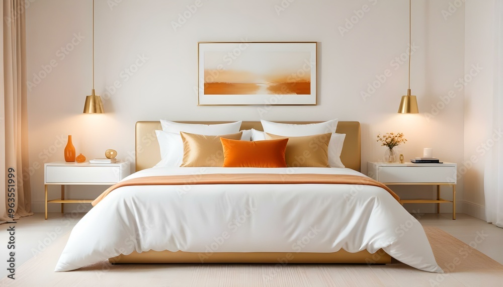 Photo interior modern design room 3d illustration
