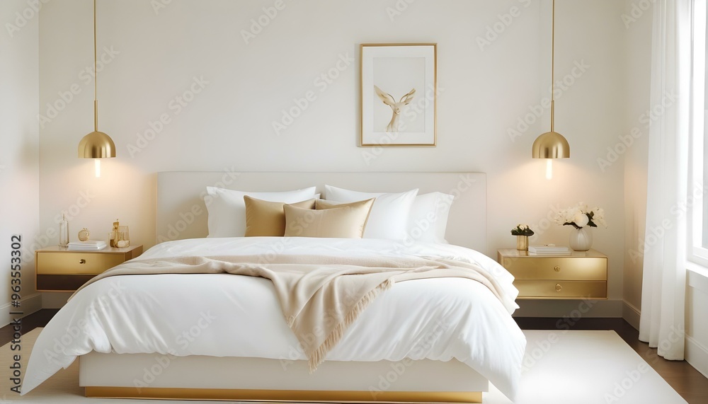 Photo interior modern design room 3d illustration Photo interior modern design room 3d illustration