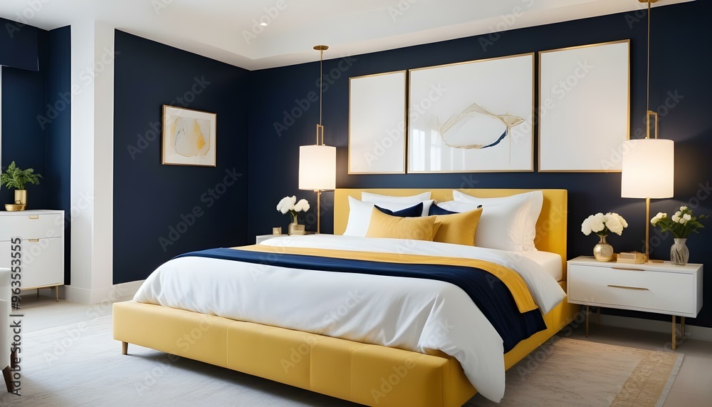 Photo interior modern design room 3d illustration Photo interior modern design room 3d illustration