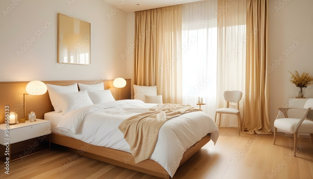 Photo interior modern design room 3d illustration Photo interior modern design room 3d illustration