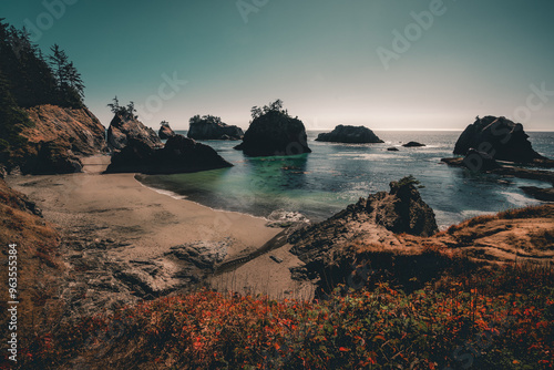 Secret Beach, Oregon. Pacific Northwest. photo