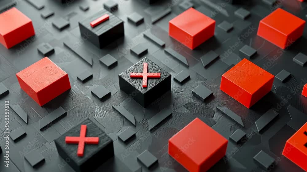 Creative pattern design using geometric shapes and vibrant colors in a modern setting Creative pattern design using geometric shapes and vibrant colors in a modern setting