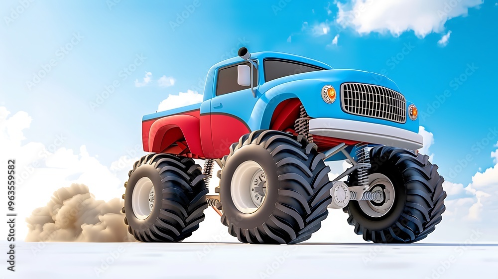 An exciting monster truck rally, with massive trucks crushing cars beneath their giant wheels. The roar of the engines and the cheers of the crowd fill the stadium, as the trucks perform daring An exciting monster truck rally, with massive trucks crushing cars beneath their giant wheels. The roar of the engines and the cheers of the crowd fill the stadium, as the trucks perform daring