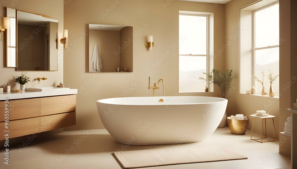 Photo interior modern design room 3d illustration Photo interior modern design room 3d illustration