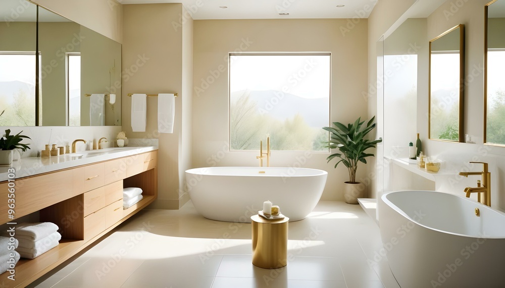 Photo interior modern design room 3d illustration Photo interior modern design room 3d illustration