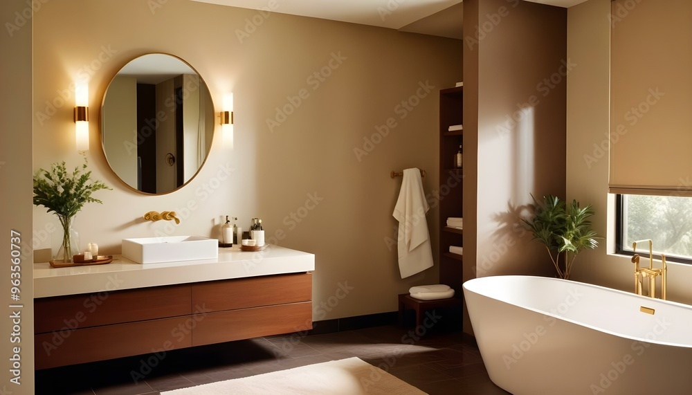 Photo interior modern design room 3d illustration Photo interior modern design room 3d illustration