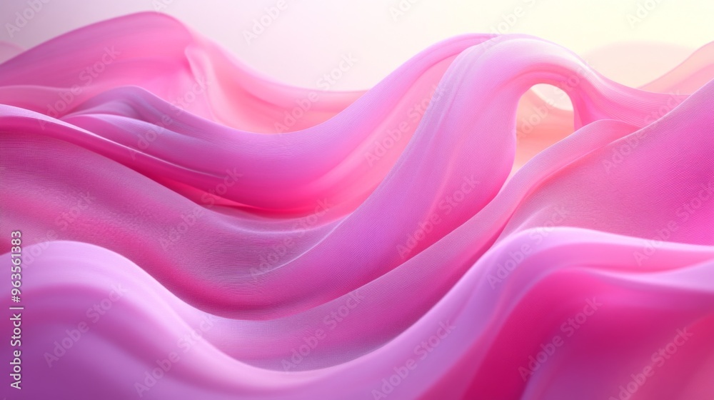Abstract Pink Fabric Waves Abstract Pink Fabric Waves