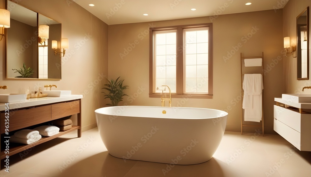 Photo interior modern design room 3d illustration