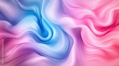 A vibrant swirl of soft blue and pink hues creating a fluid, dreamy abstract pattern perfect for modern decor or design projects.