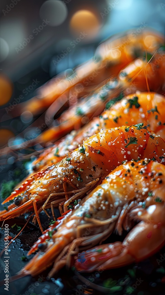 A closeup shot of shrimp A closeup shot of shrimp