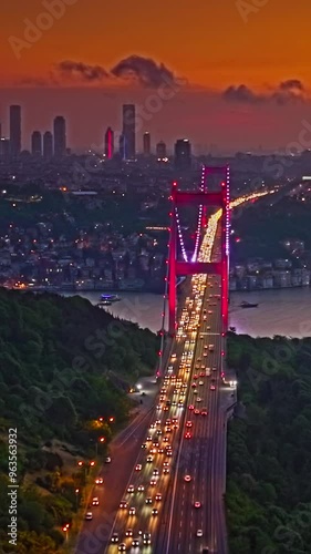 Aerial views of İstanbul city, Turkey