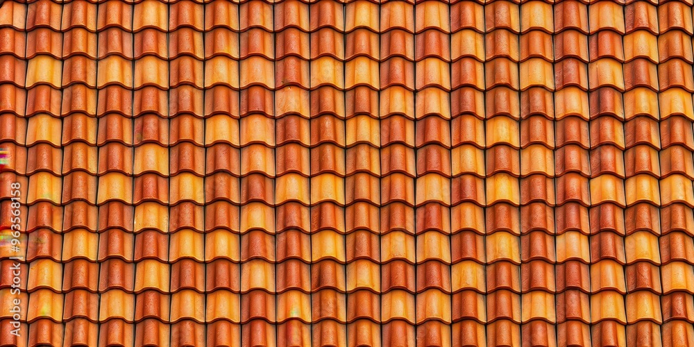 Seamless flat style pattern of roof tiles ideal for backgrounds or designs Seamless flat style pattern of roof tiles ideal for backgrounds or designs