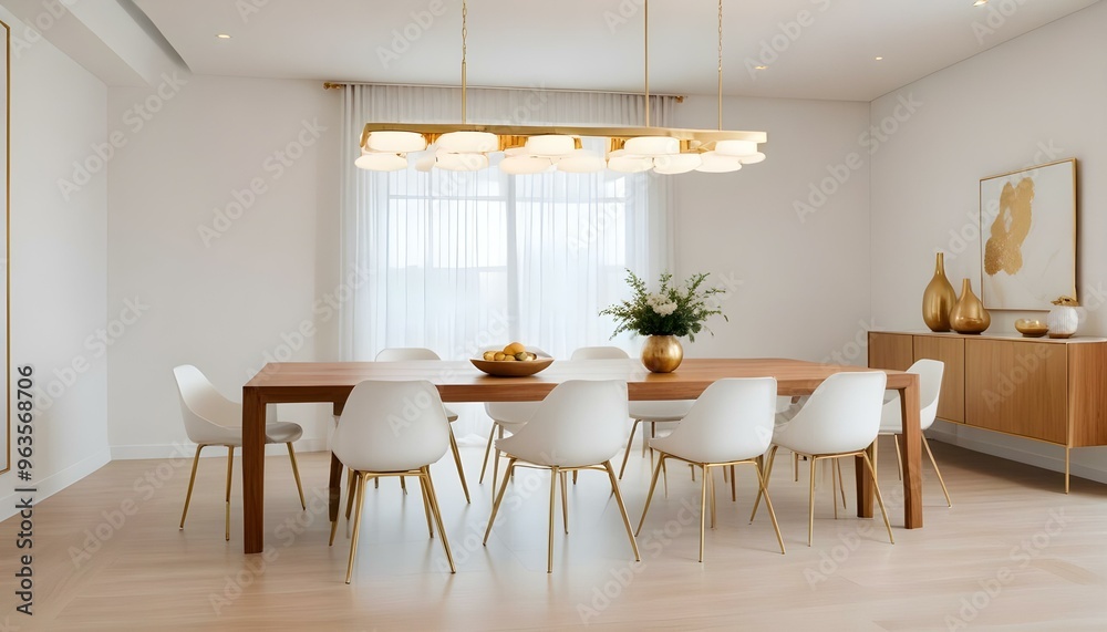 Fototapeta premium Photo interior modern design room 3d illustration