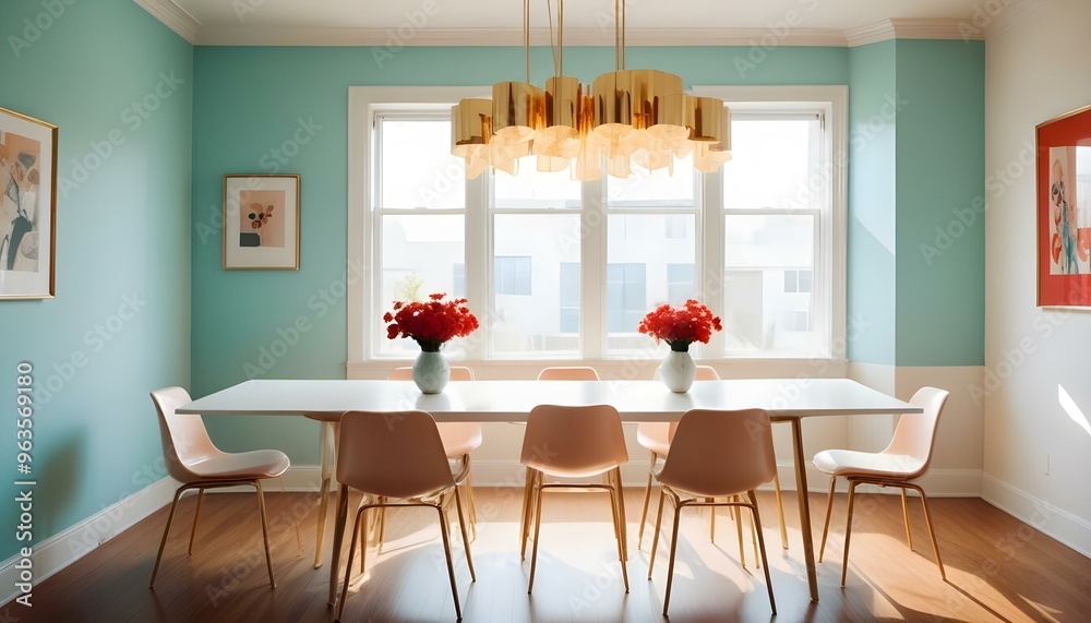 Fototapeta premium Photo interior modern design room 3d illustration