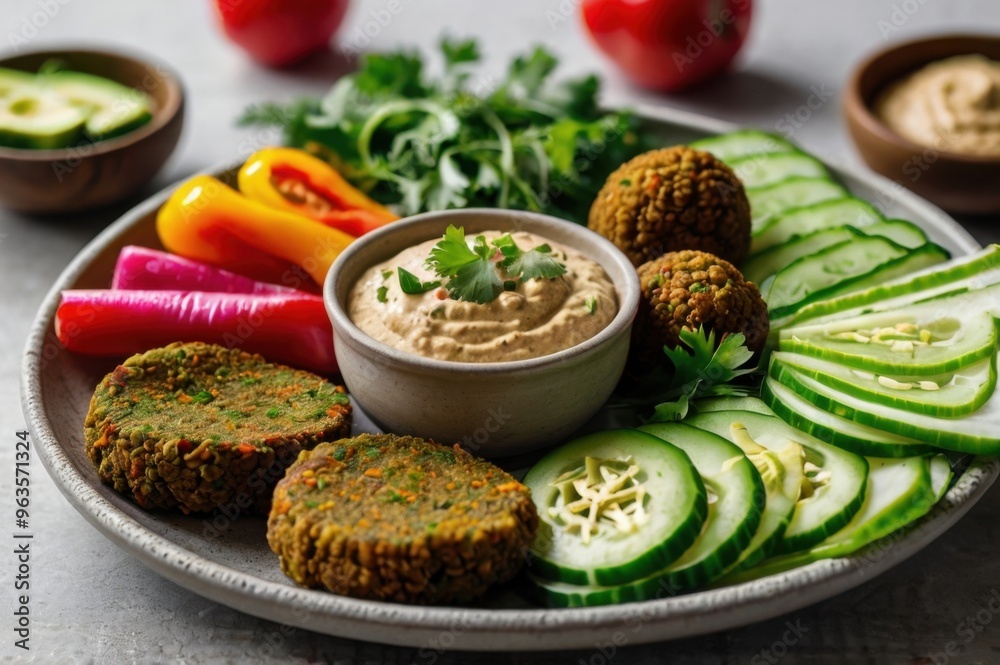 A Healthy Vegan Platter Ai Generated A Healthy Vegan Platter Ai Generated