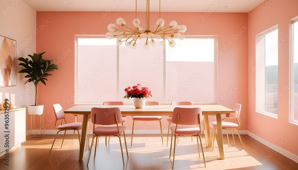 Photo interior modern design room 3d illustration
