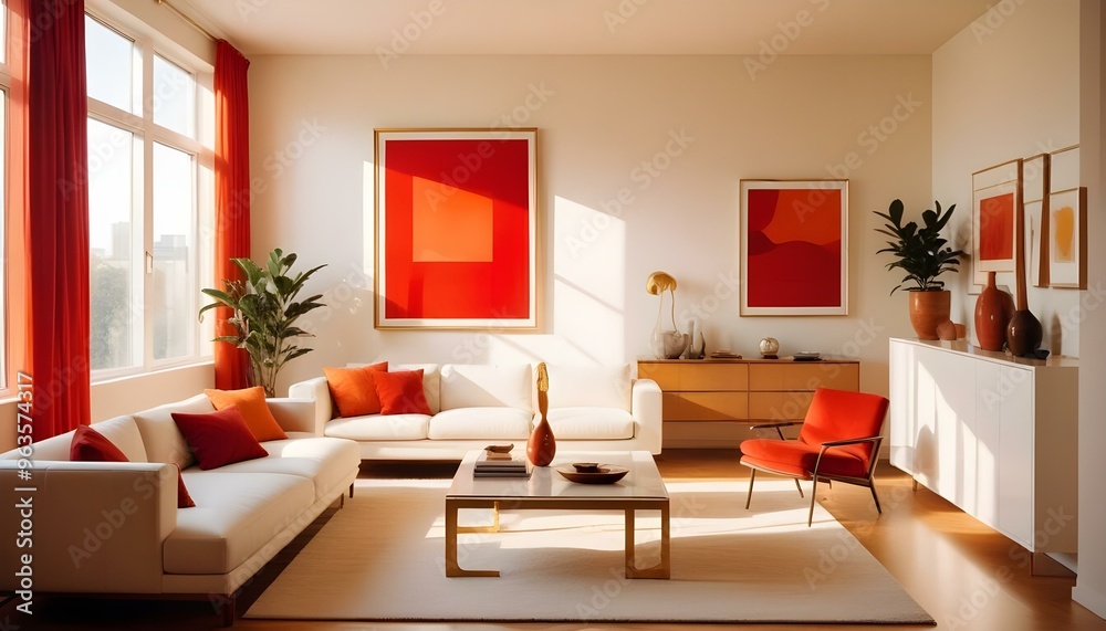Photo interior modern design room 3d illustration Photo interior modern design room 3d illustration