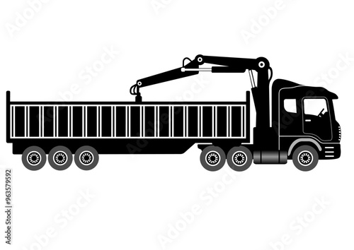  SEMI REMORQUUE DE TRANSPORT