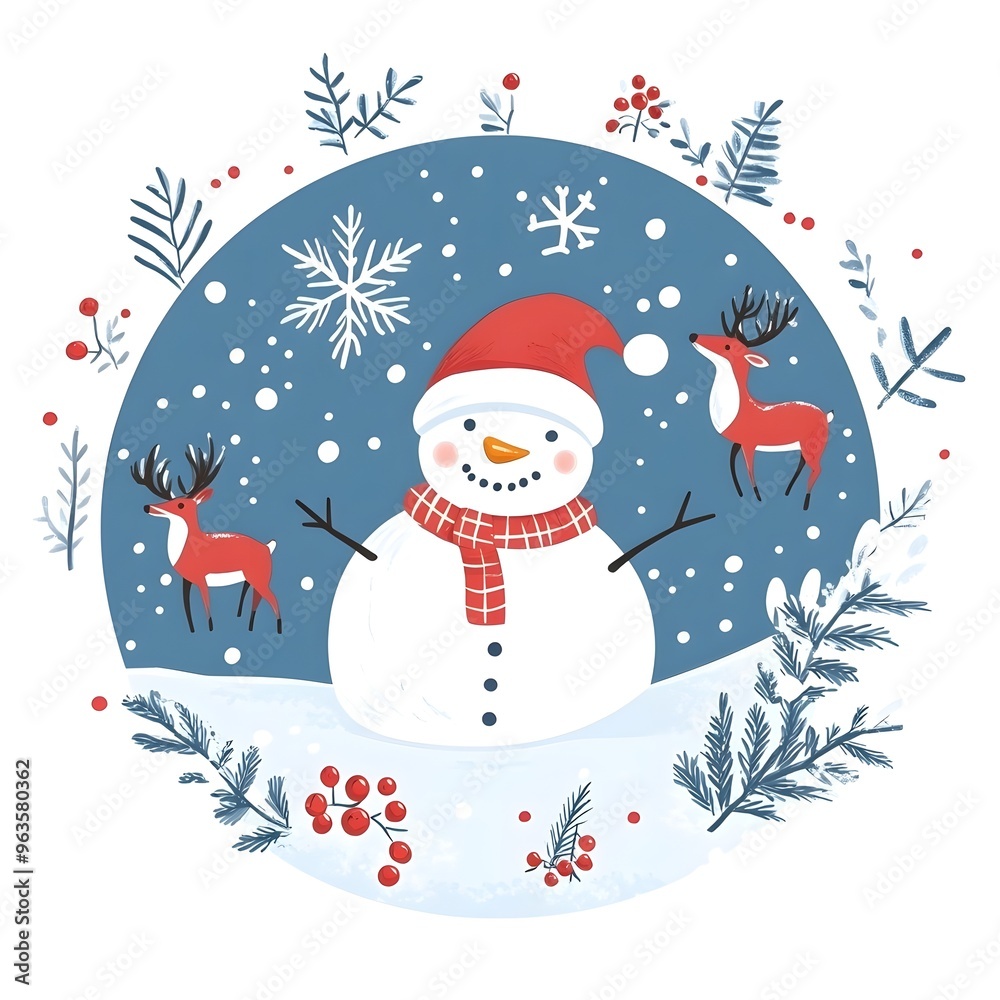 Fototapeta premium Festive Winter Wonderland