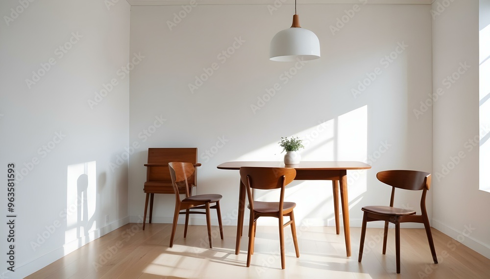 Fototapeta premium Photo interior modern design room 3d illustration