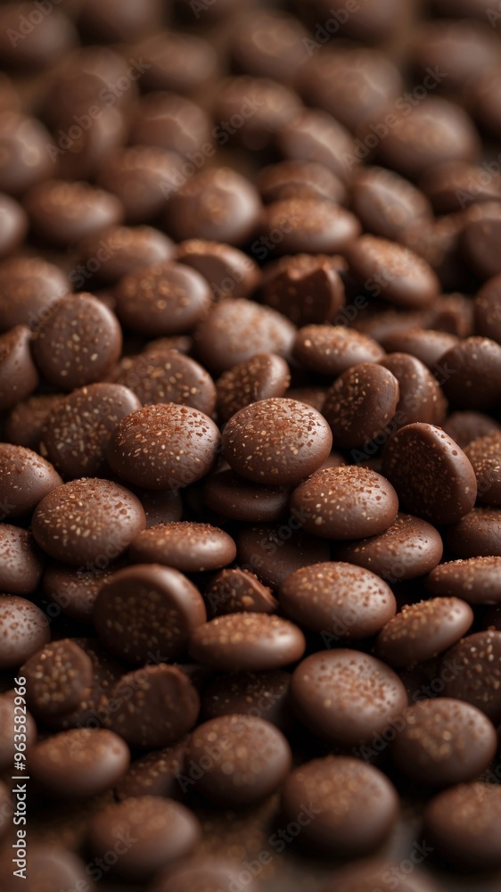 chocolate black chips Chocolate candies background sprinkled. chocolate black chips Chocolate candies background sprinkled.