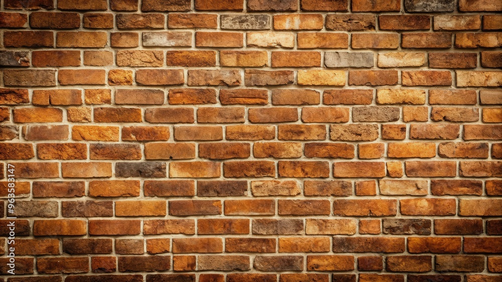 Obraz premium Rustic brown brick wall background texture