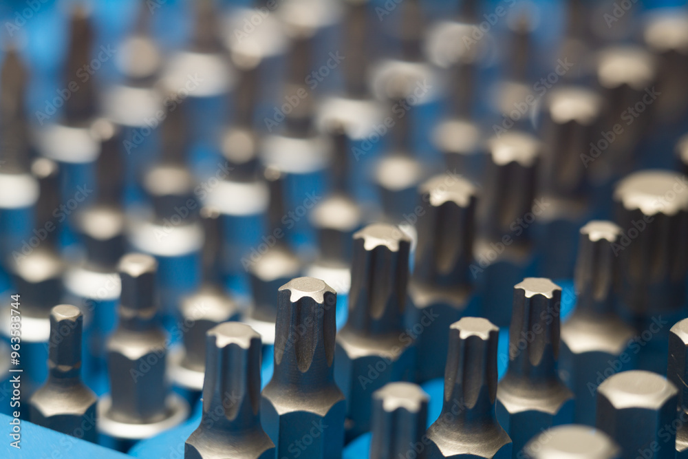 Obraz premium Socket wrench toolbox isolated on white background