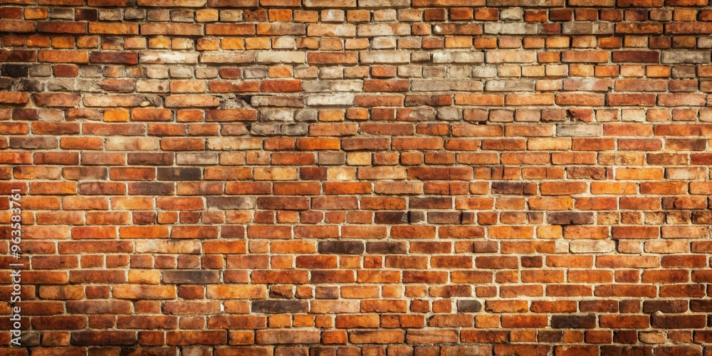 Fototapeta premium Texture of a weathered and aged brick wall perfect for background use