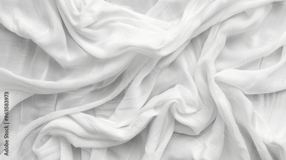 Obraz premium White canvas texture background