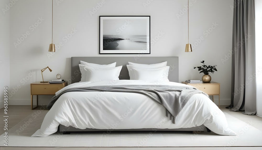Photo interior modern design room 3d illustration