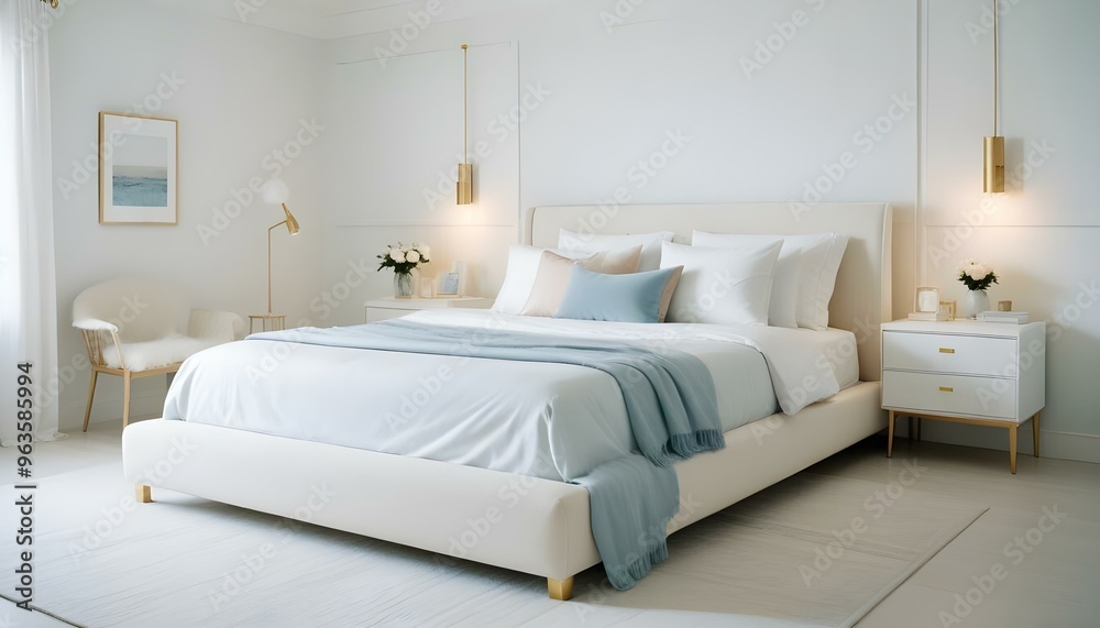 Photo interior modern design room 3d illustration Photo interior modern design room 3d illustration